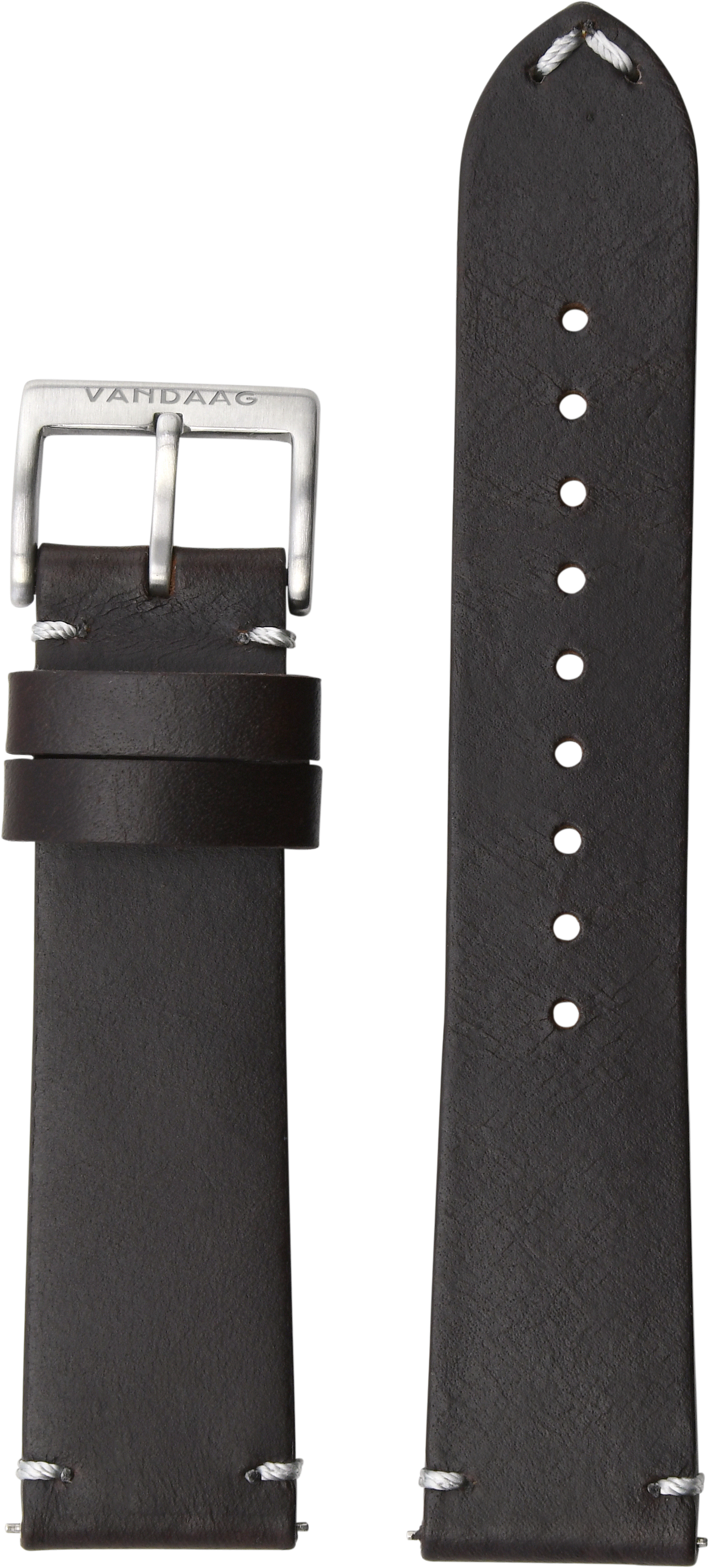 Horween-Lederband 22mm, dunkelbraun